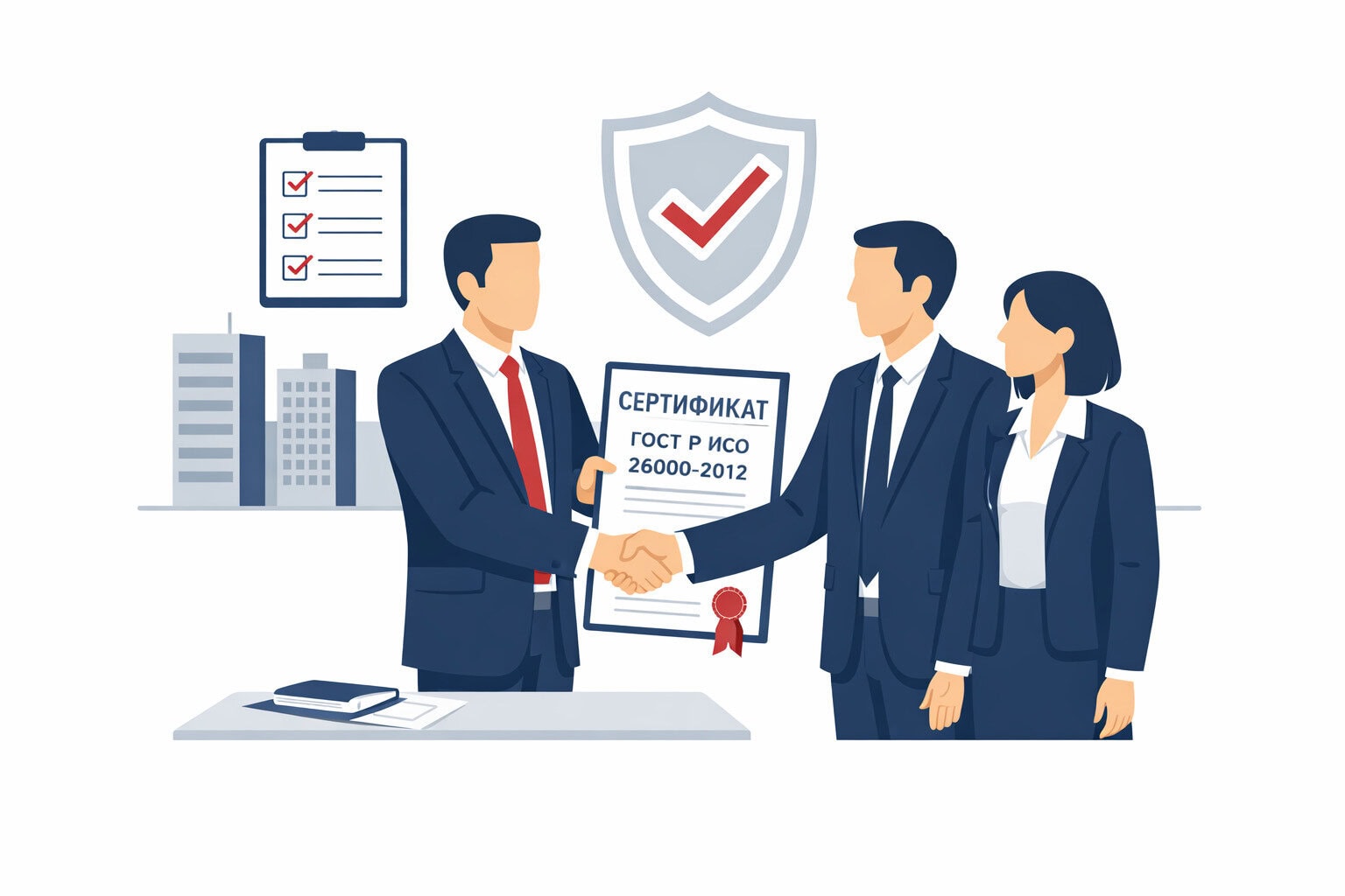 Порядок оформления сертификата ГОСТ Р ИСО 26000-2012 в Сланцах