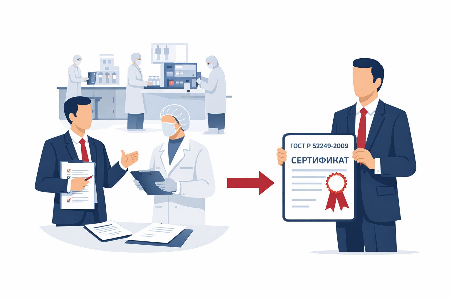 Процедура сертификации ГОСТ Р 52249-2009 в Сланцах
